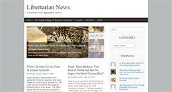 Desktop Screenshot of libertariannews.org